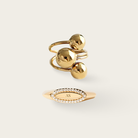 Yui Statement and Lace Rings