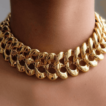 22K Gold Interlink Choker
