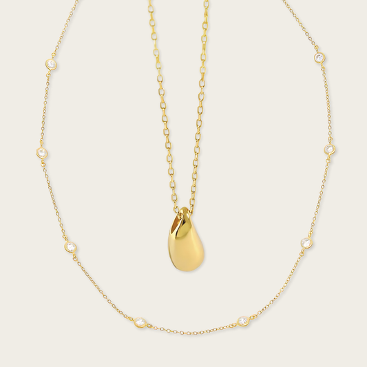 Stone Oasis Pendant Set