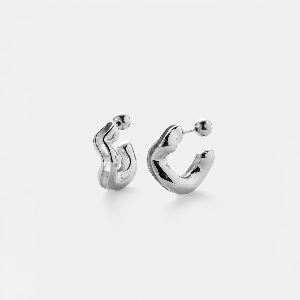 14K Gold Ola Circular Earrings