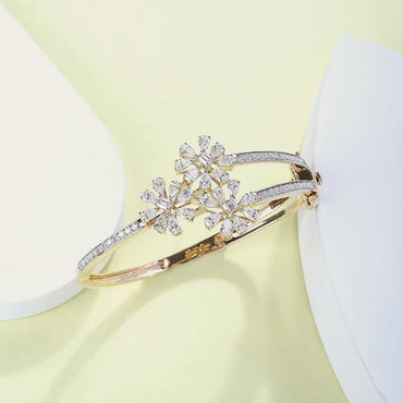Triple Blossom Diamond Bracelet