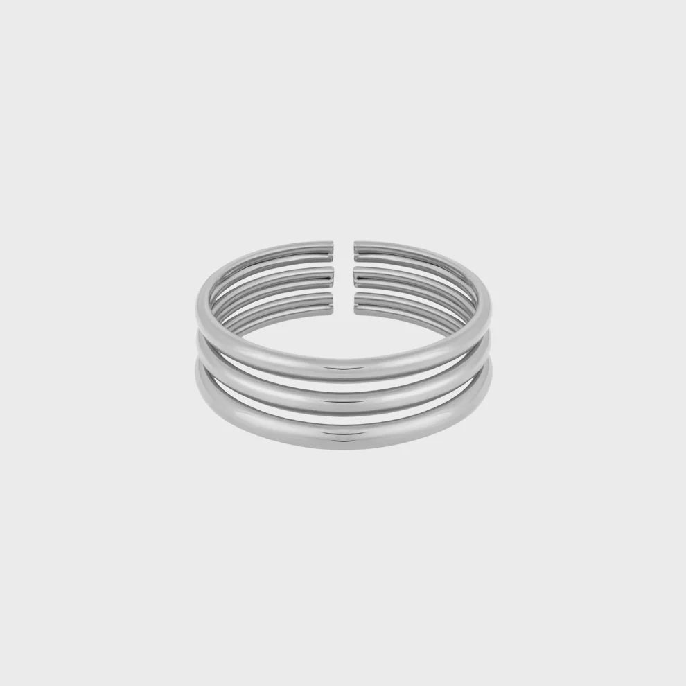 Bold Stacked Gold Bangles