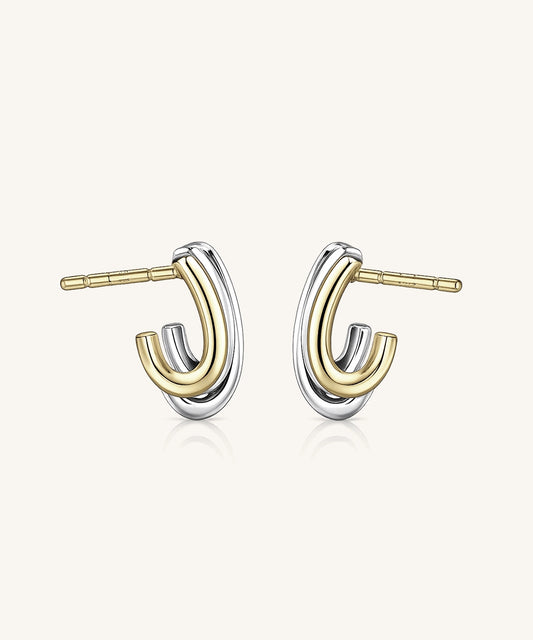 Modern Hoop Earrings