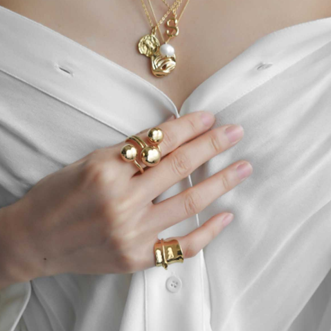 Yui Statement and Lace Rings