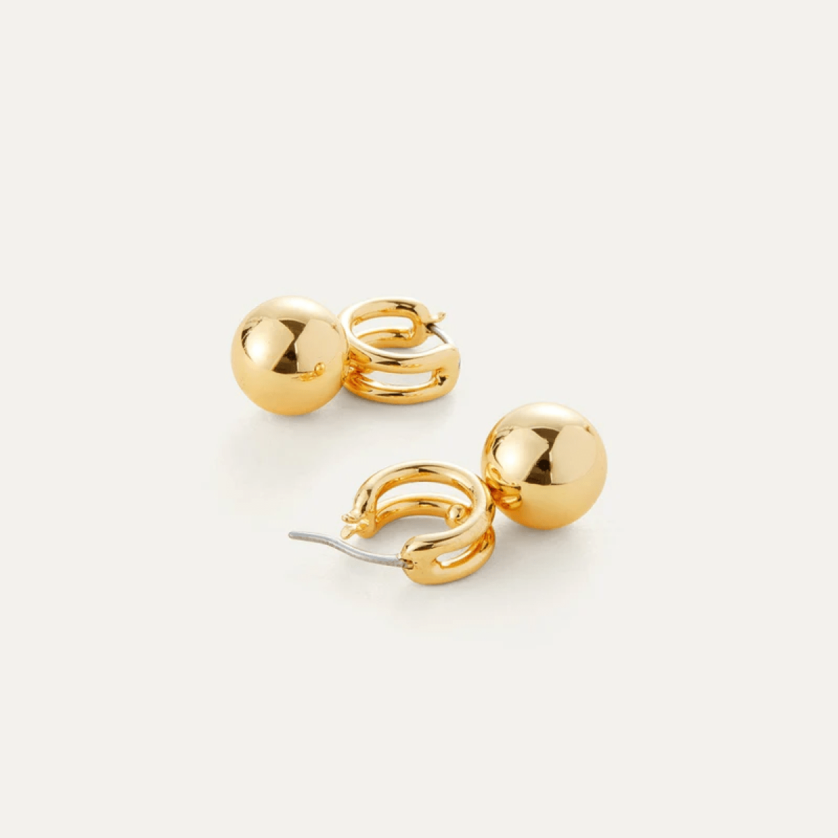 Gold Plated Lyra Hoops