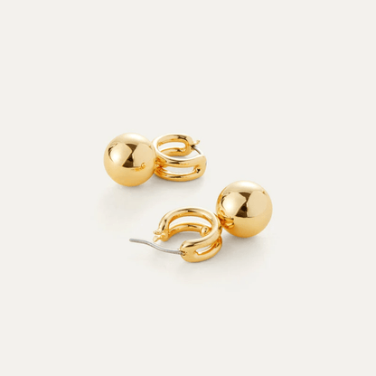 Gold Plated Lyra Hoops