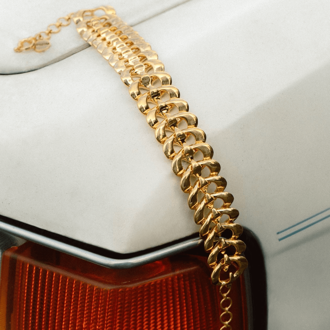 22K Gold Interlink Choker