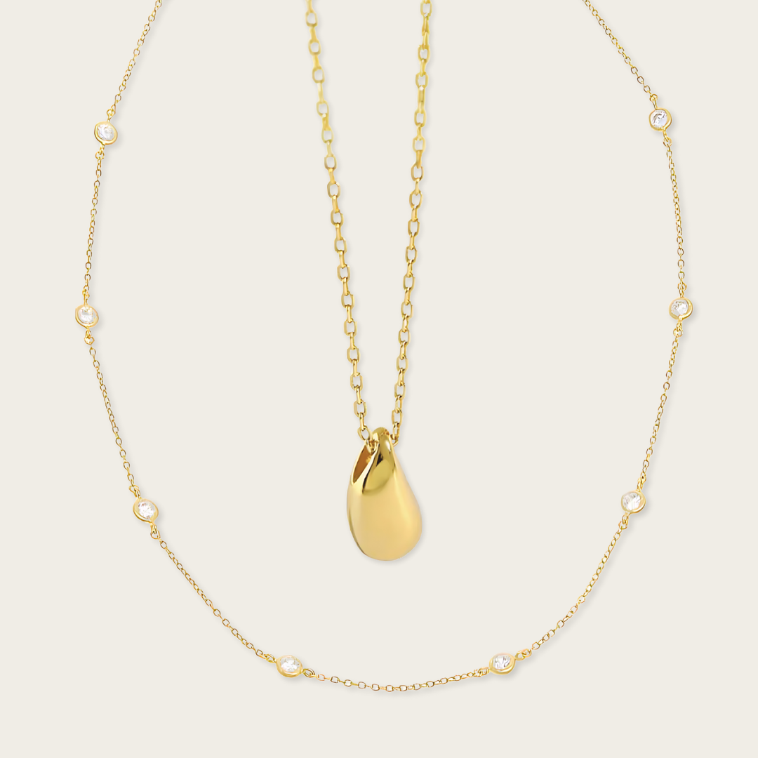Stone Oasis Pendant Set