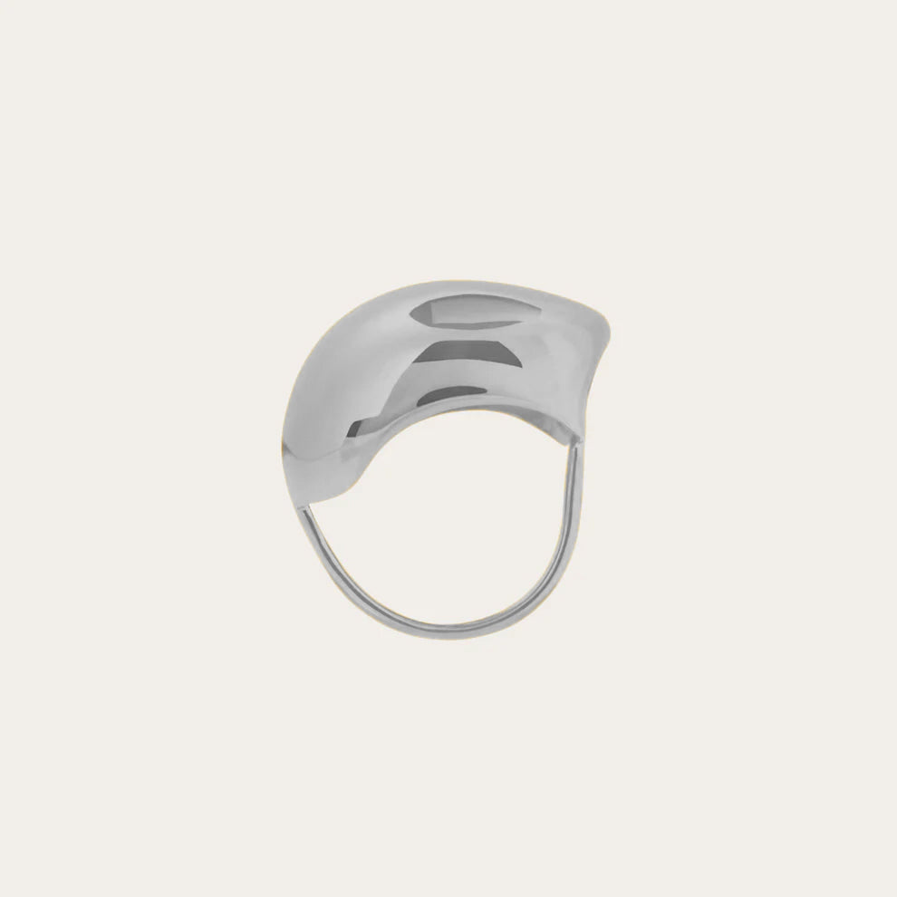 Golden Pebble Statement Ring