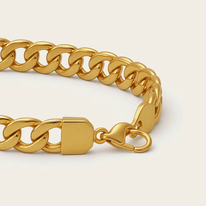Men 22K Gold Link Bracelet