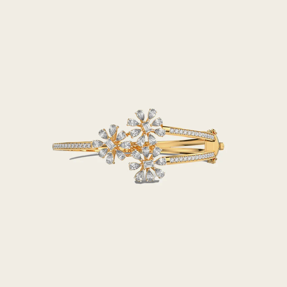 Triple Blossom Diamond Bracelet