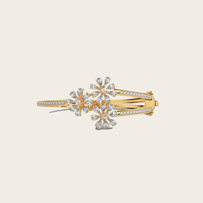 Triple Blossom Diamond Bracelet