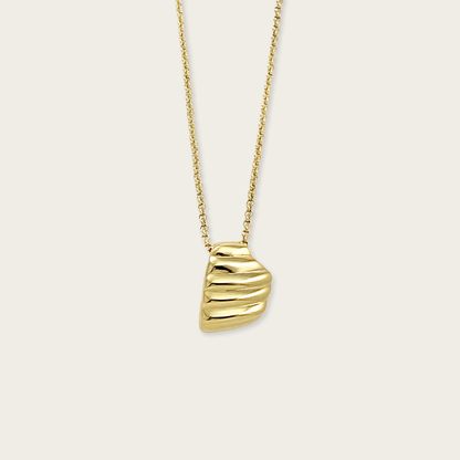 Herringbone Chain Sunray Pendant