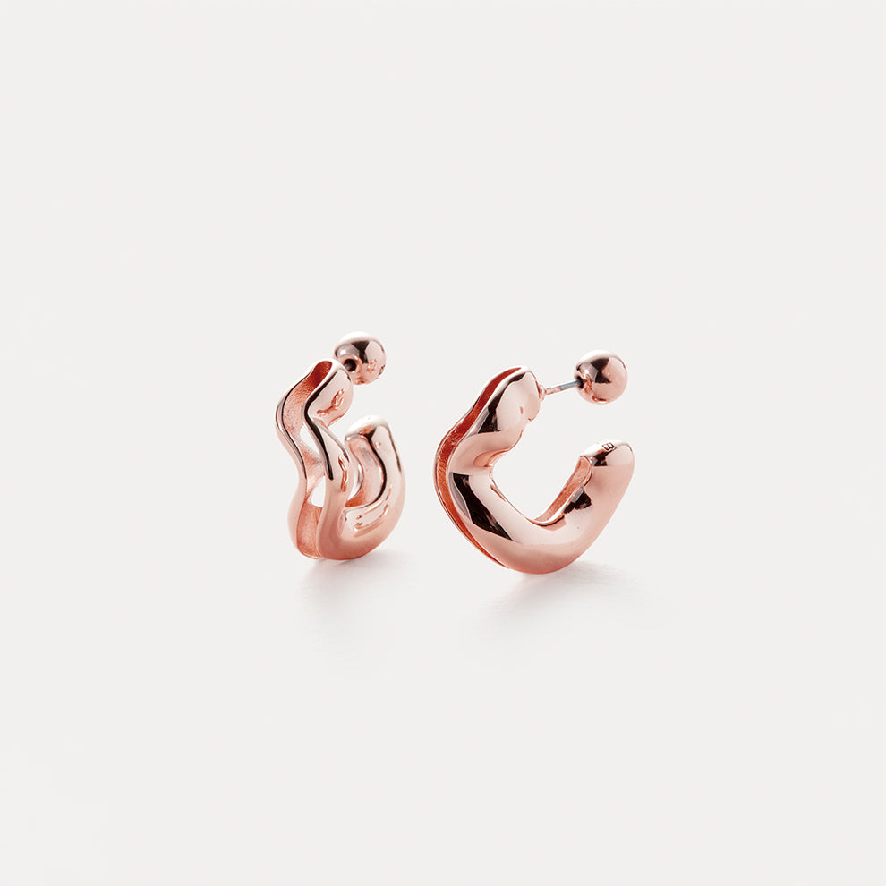 14K Gold Ola Circular Earrings