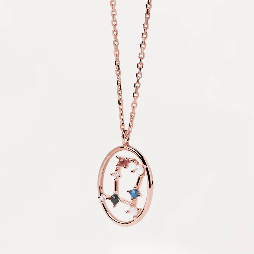 Gemini Oval Gemstone Pendant