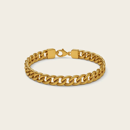 Men 22K Gold Link Bracelet