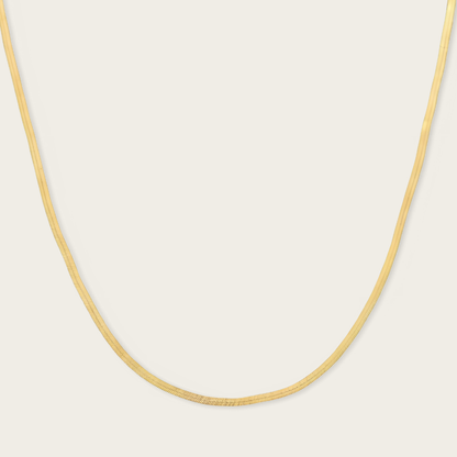 Herringbone Chain Sunray Pendant