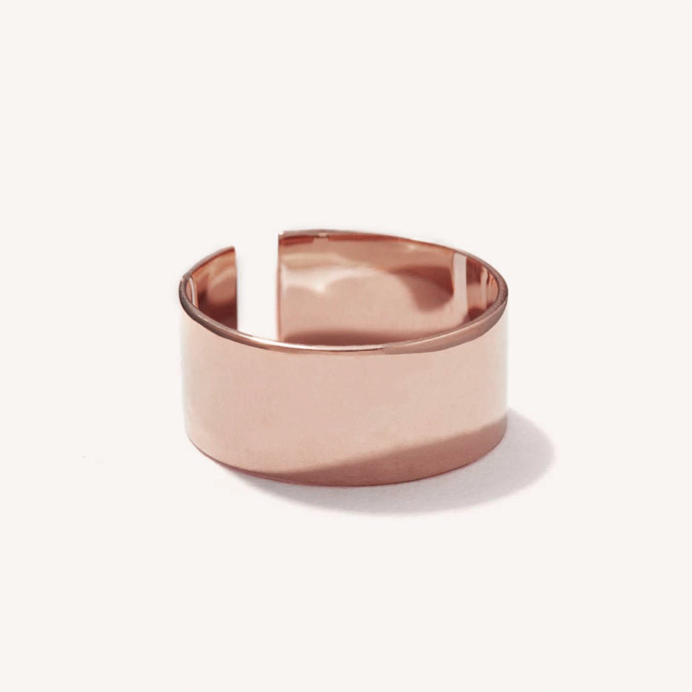 Gold Statement Band Ring