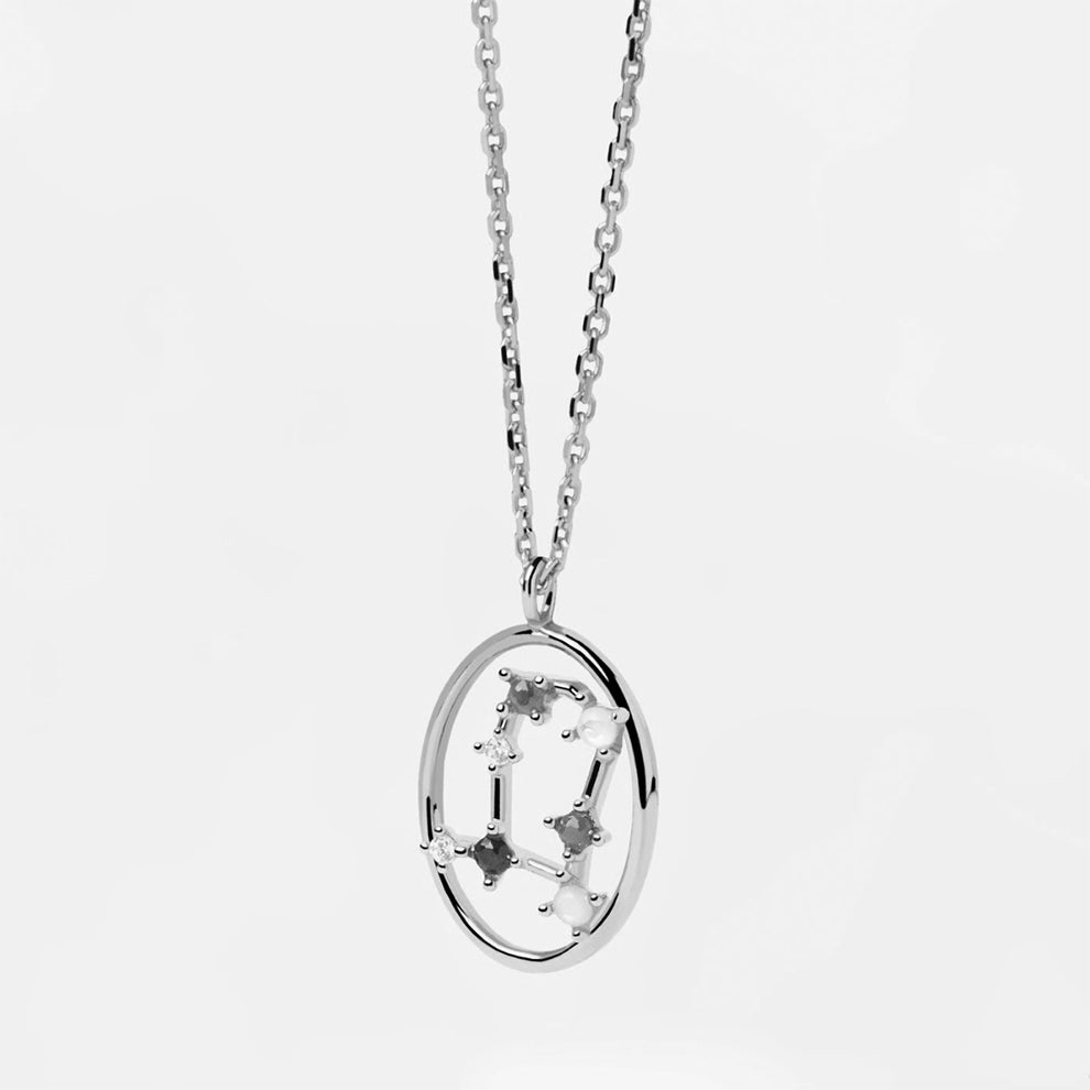 Gemini Oval Gemstone Pendant