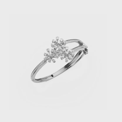 Triple Blossom Diamond Bracelet