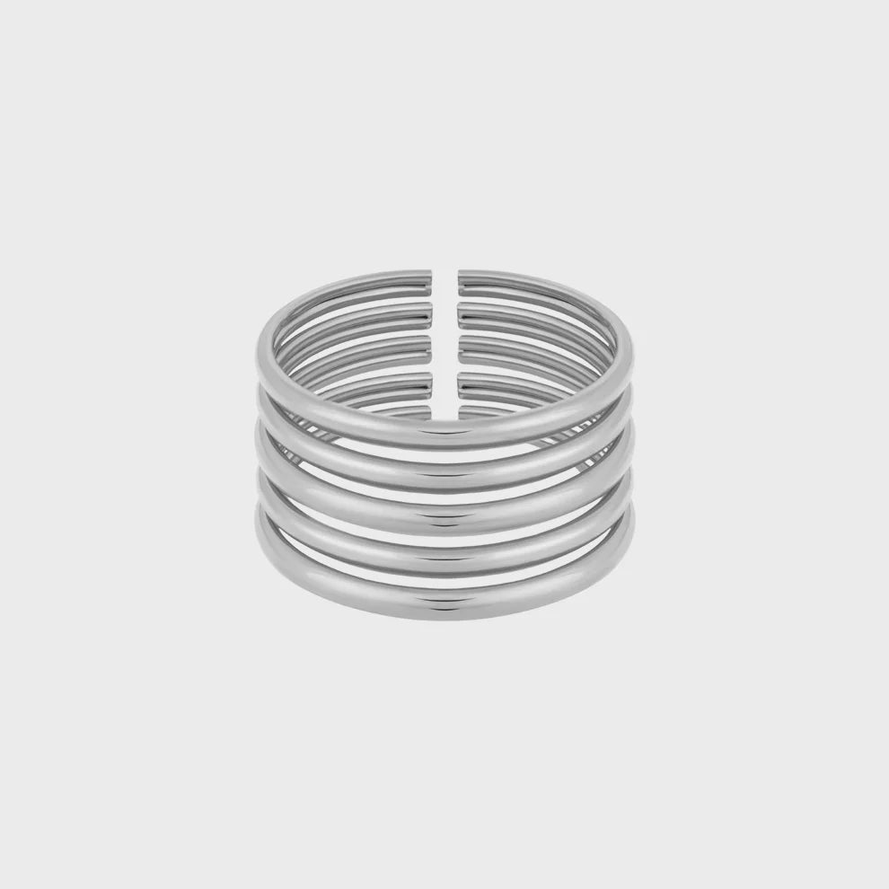 Bold Stacked Gold Bangles