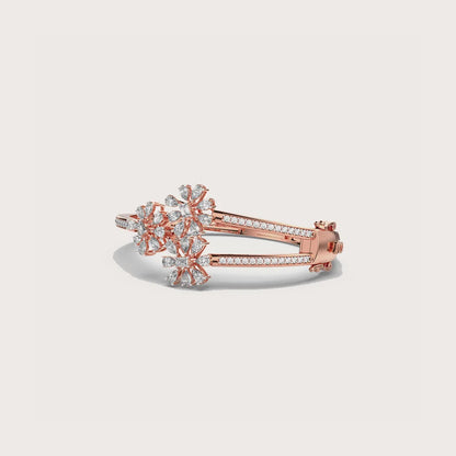 Triple Blossom Diamond Bracelet