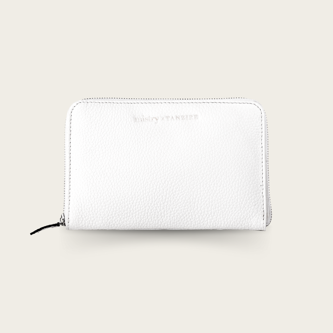 White Travel Jewellery Case