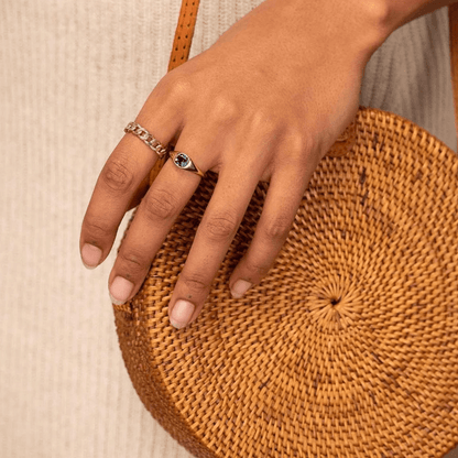 Cora Ring and Chain Link Set