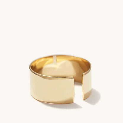 Gold Statement Band Ring