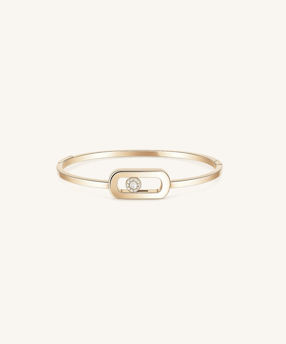 Oval Diamond Link Bracelet