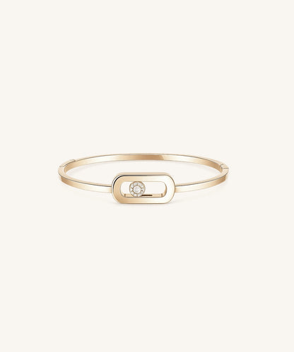 Oval Diamond Link Bracelet