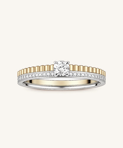 Radiant Diamond Band Ring