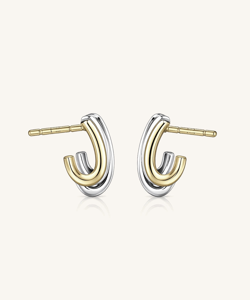 Modern Hoop Earrings