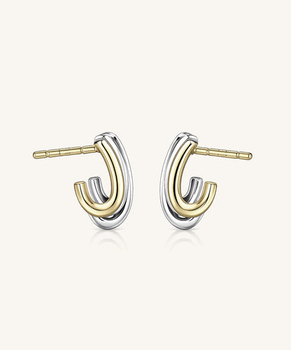 Modern Hoop Earrings