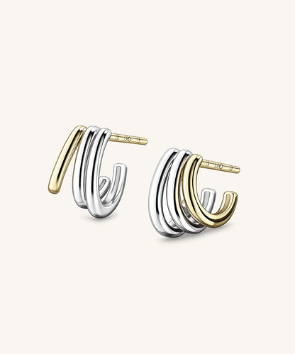 Modern Hoop Earrings