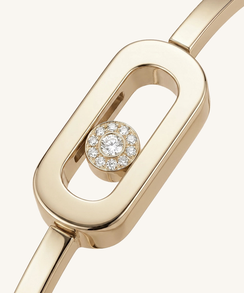 Oval Diamond Link Bracelet