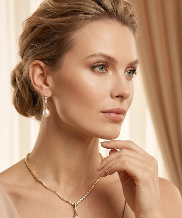 Elegant Pearl Drop Earrings