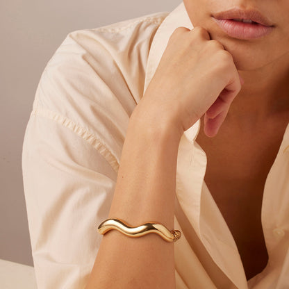 Gold Ola Bangle Wristwear