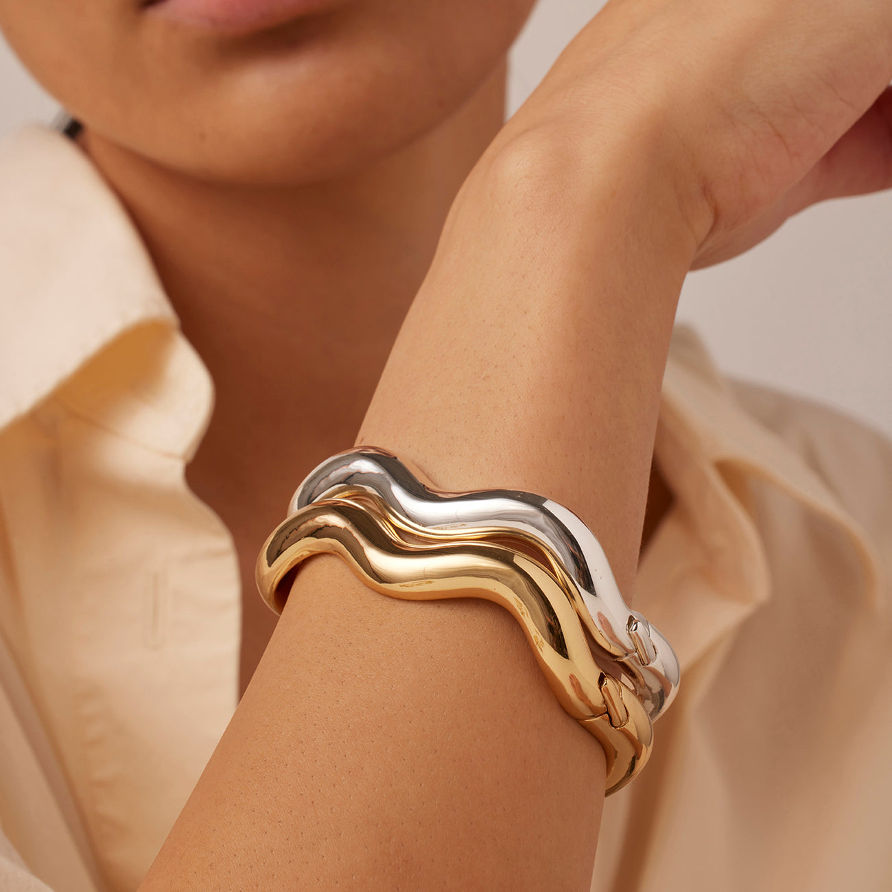 Gold Ola Bangle Wristwear