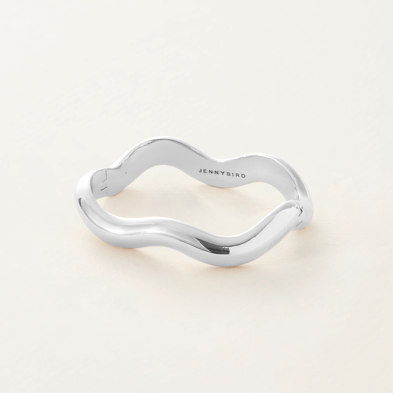 Silver Ola Rhodium Bangle