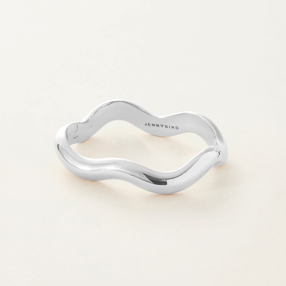 Silver Ola Rhodium Bangle