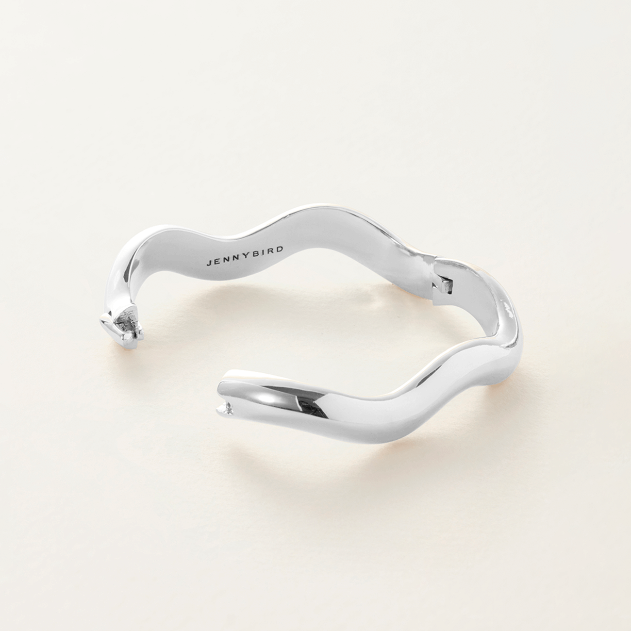 Silver Ola Rhodium Bangle