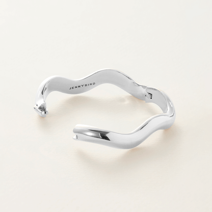 Silver Ola Rhodium Bangle