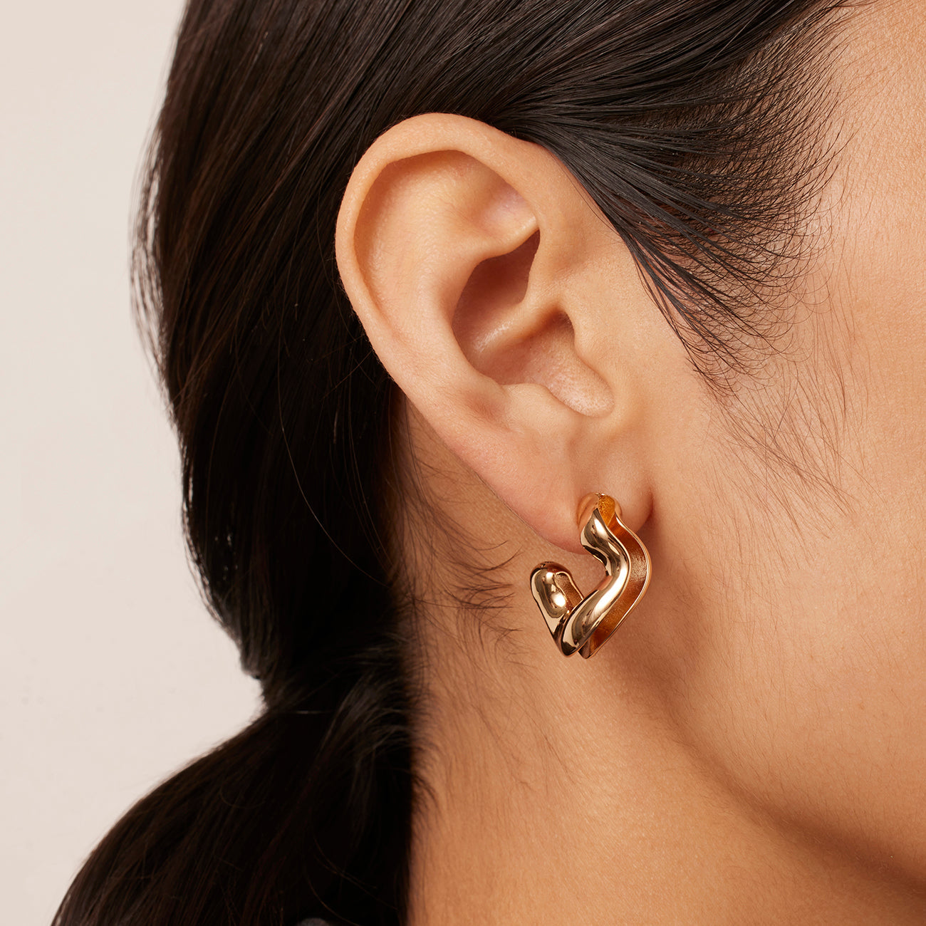 14K Gold Ola Circular Earrings