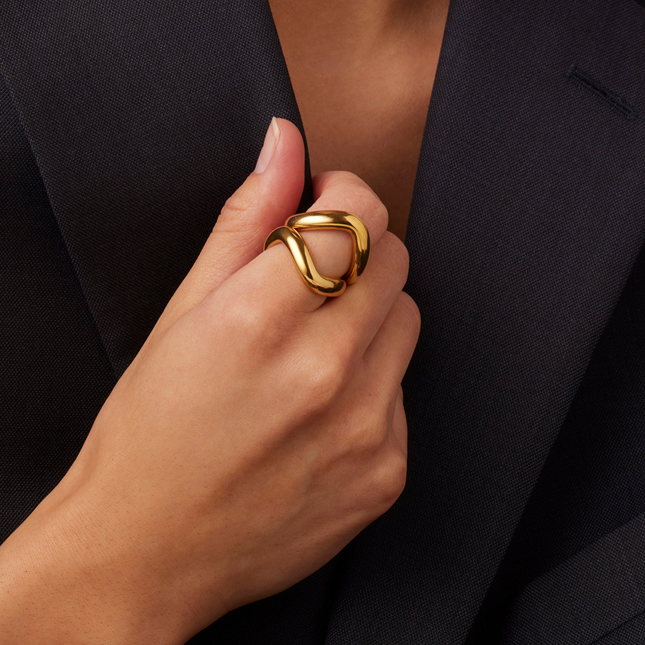 14K Gold Ola Stackable Rings
