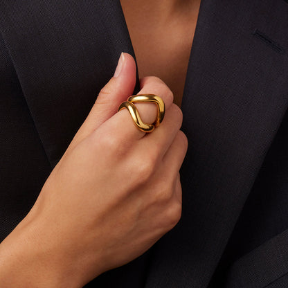 14K Gold Ola Stackable Rings