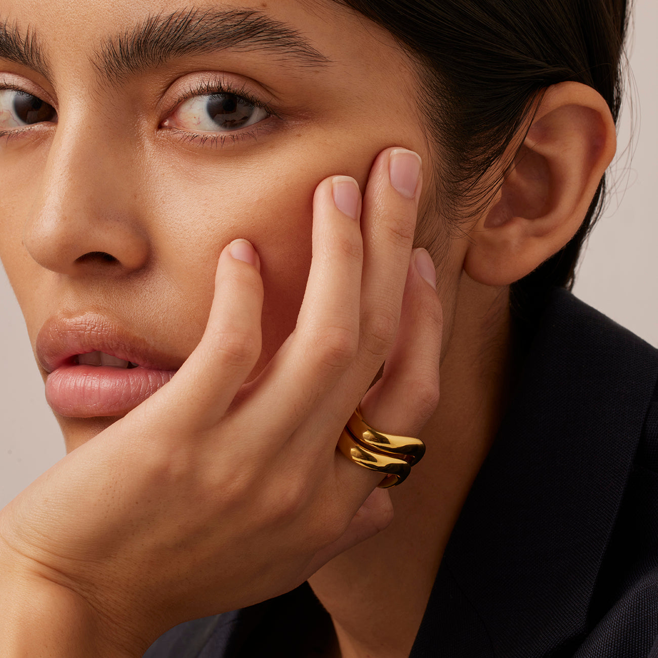14K Gold Ola Stackable Rings