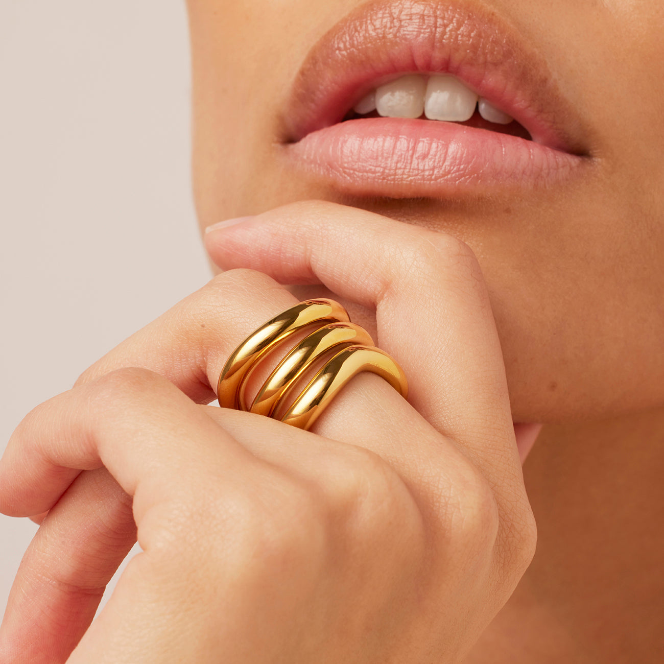 14K Gold Stackable Ring