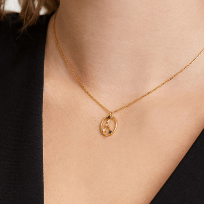 Multi-gem Cancer Pendant