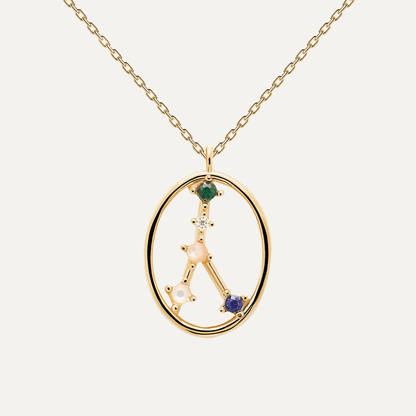 Multi-gem Cancer Pendant